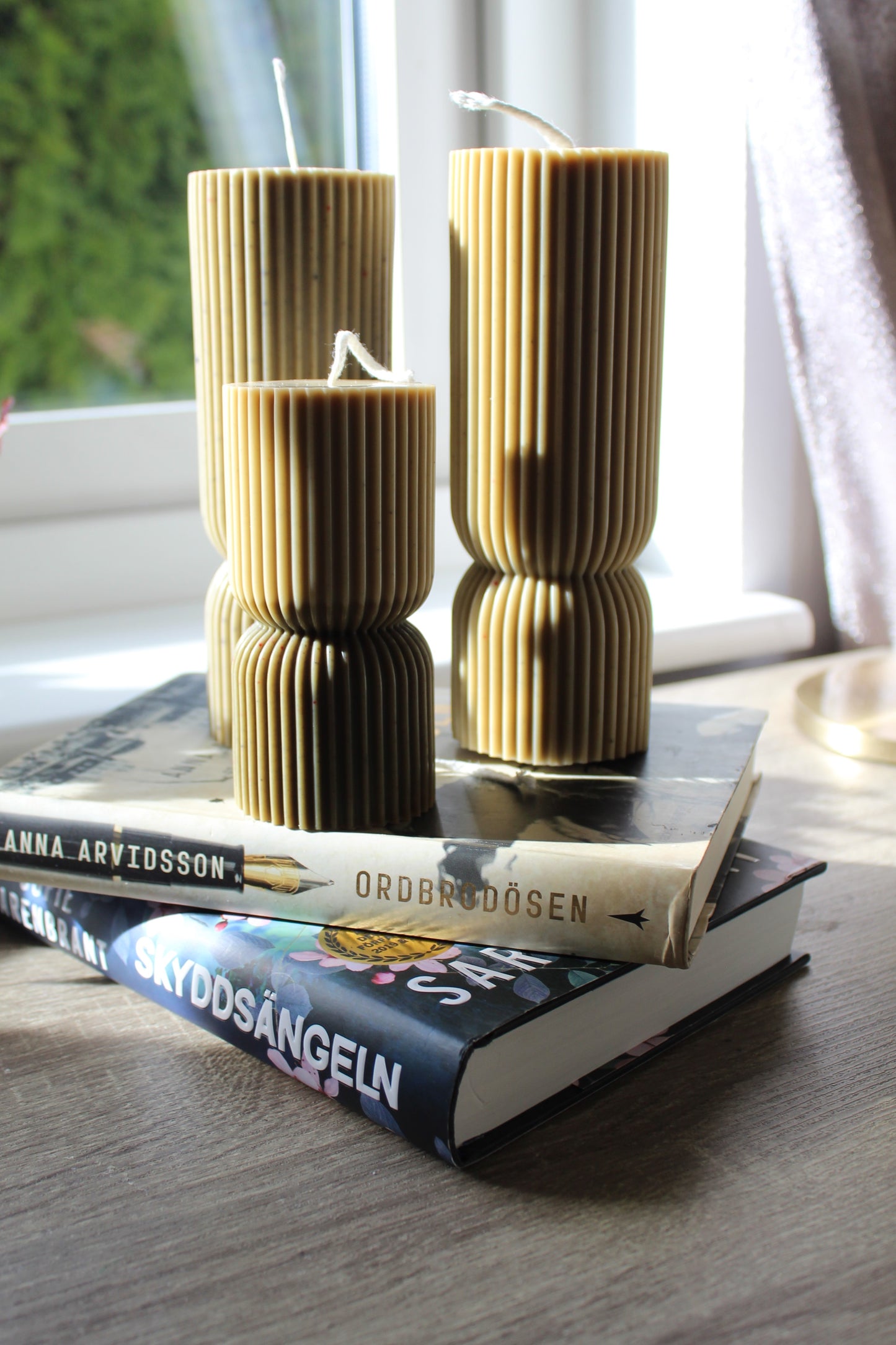 Lumen – Skulpturala blockljus i naturligt sojavax