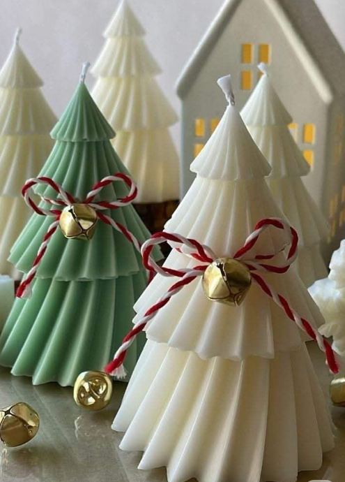 Julgran – handgjort granljus i 100% sojavax