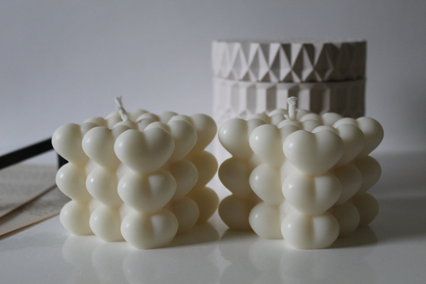 Viven – Handgjorda Hjärtljus i 2-pack