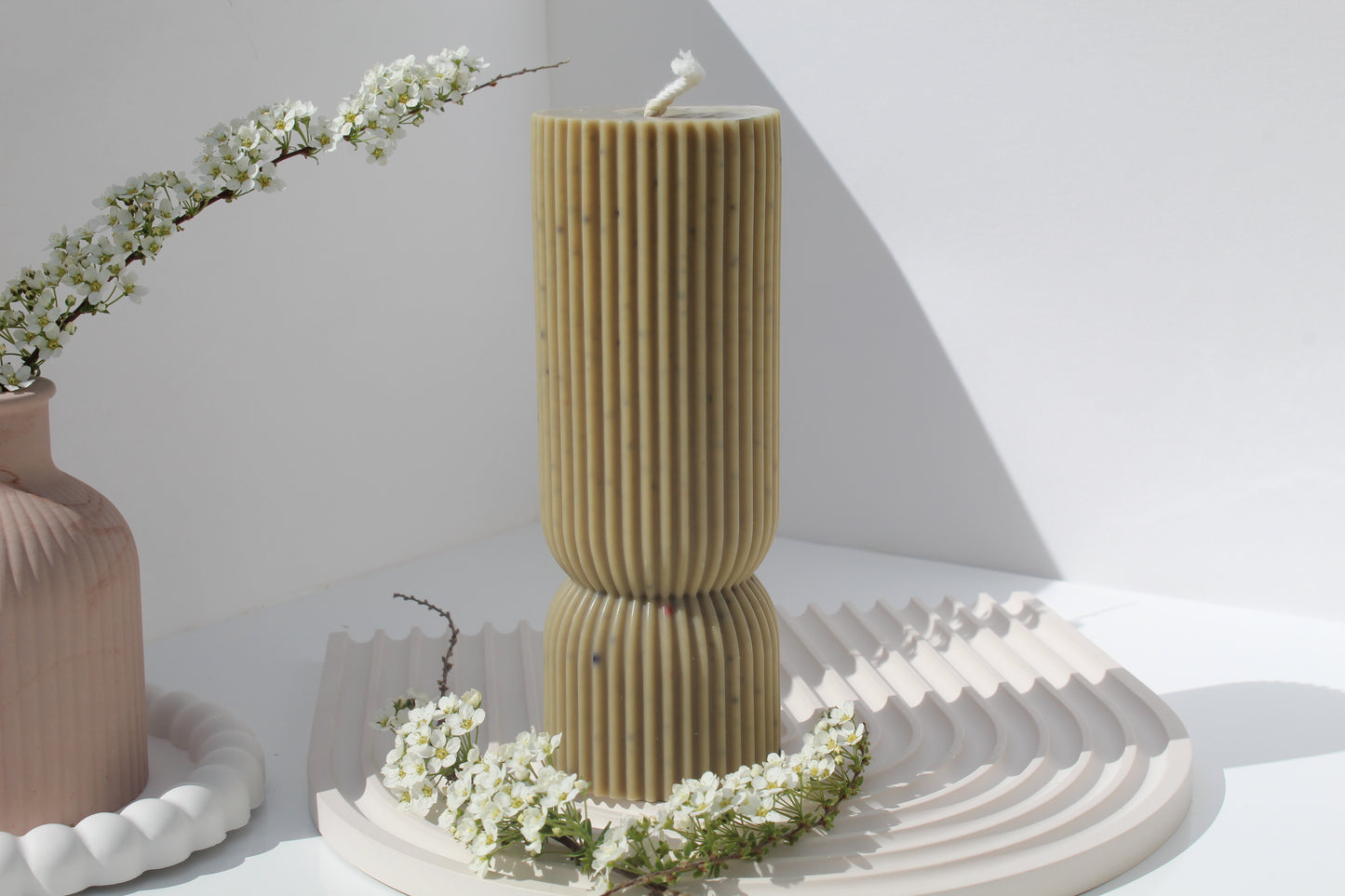 Lumen – Skulpturala blockljus i naturligt sojavax