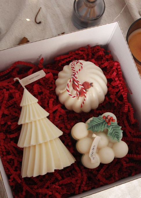 Julgran – handgjort granljus i 100% sojavax