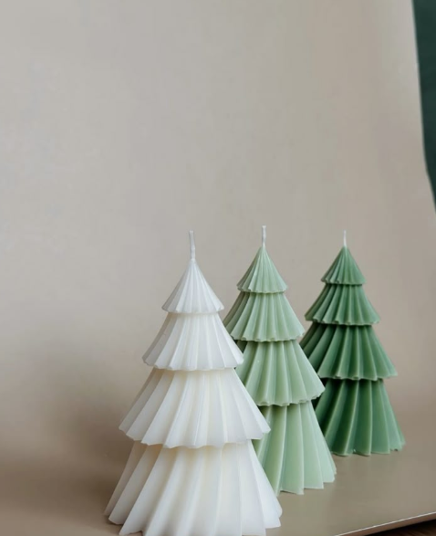 Julgran – handgjort granljus i 100% sojavax